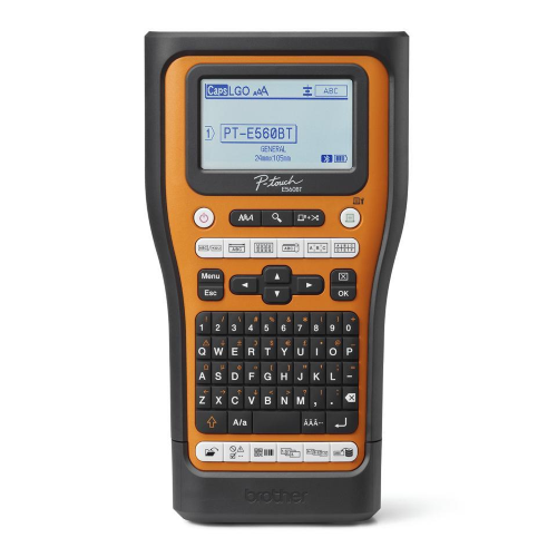 BROTHER PTE560 ETICHETTATRICE PALMARE BLUETOOTH CON CAVO E SENZA CAVO QWERTY 180 x 180 DPI 20 mm/s